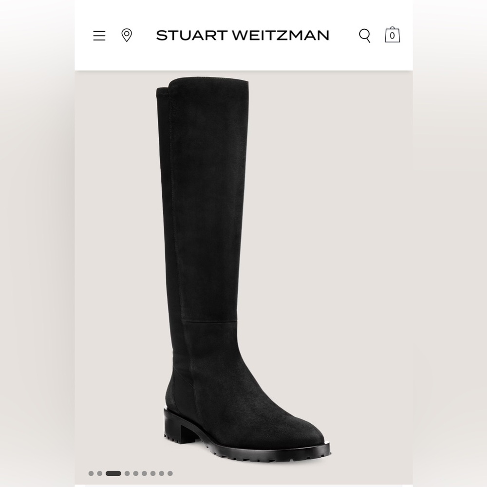 NEW STUART WEITZMAN 5050 KNEE-HIGH LUG BOOT